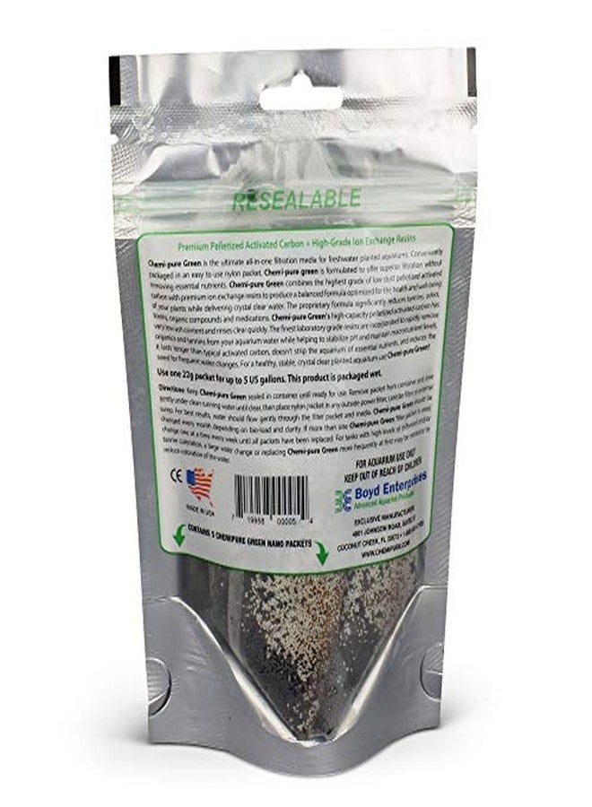 Boyd Enterprises CPGNnano5 Chemi-Pure Green Nano 5 Pack Aquarium Filtration - Image 2